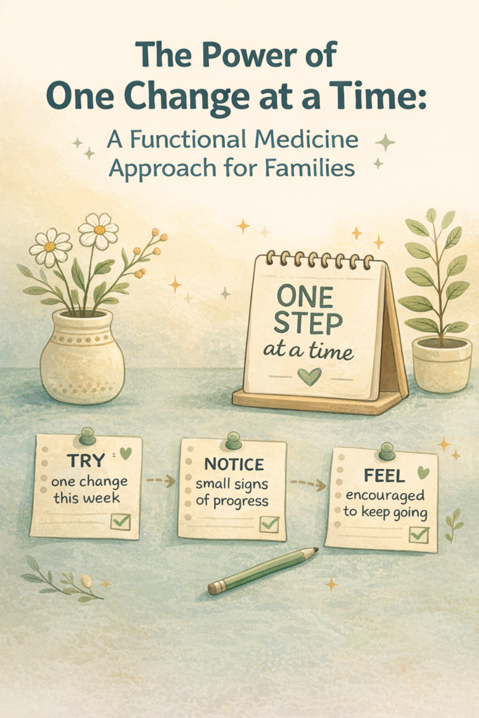 The Power of One Change at a Time: A Functional Medicine Approach for Families